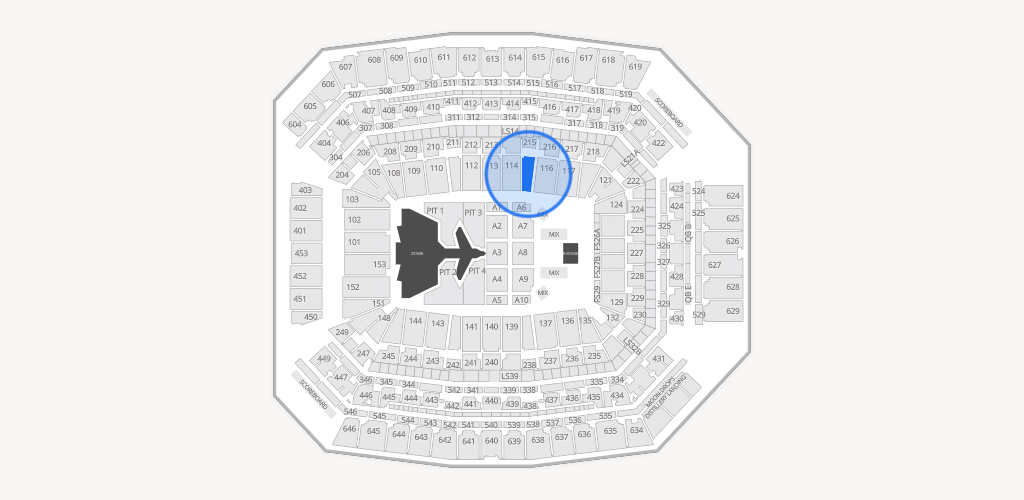 Lucas Oil Stadium Seating Chart