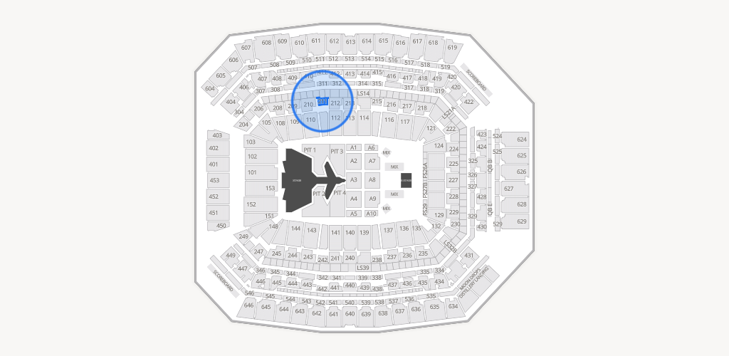 Lucas Oil Stadium Seating Chart