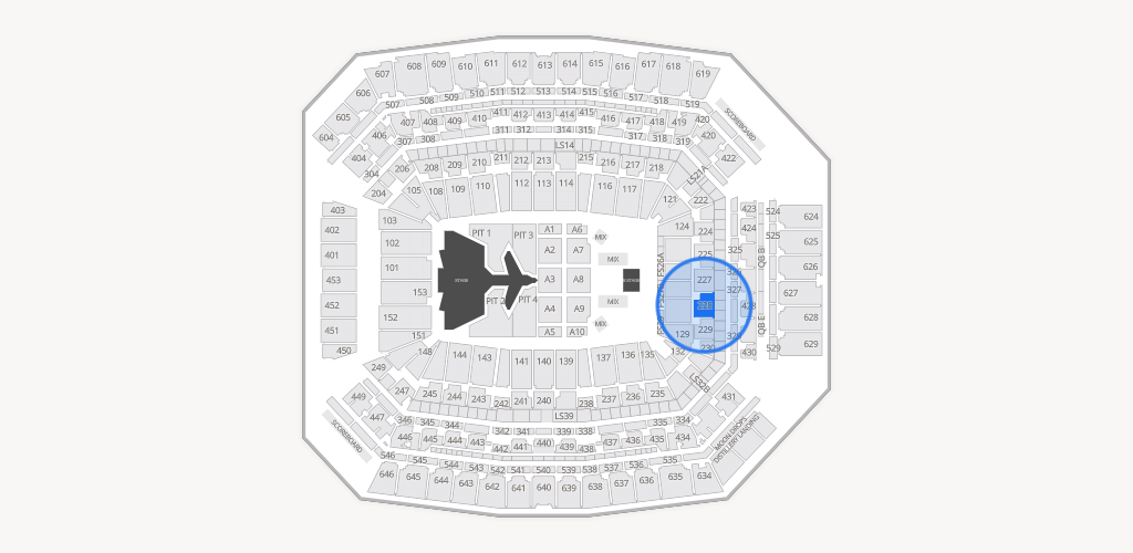 Lucas Oil Stadium Seating Chart