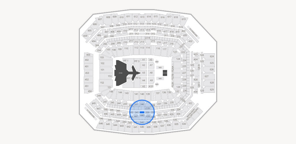 Lucas Oil Stadium Seating Chart