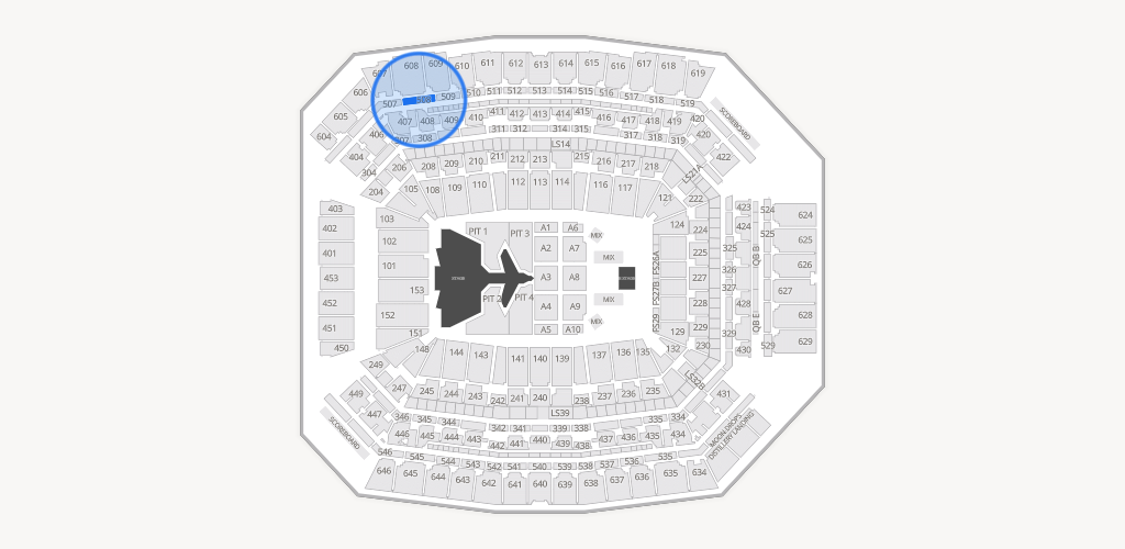 Lucas Oil Stadium Seating Chart