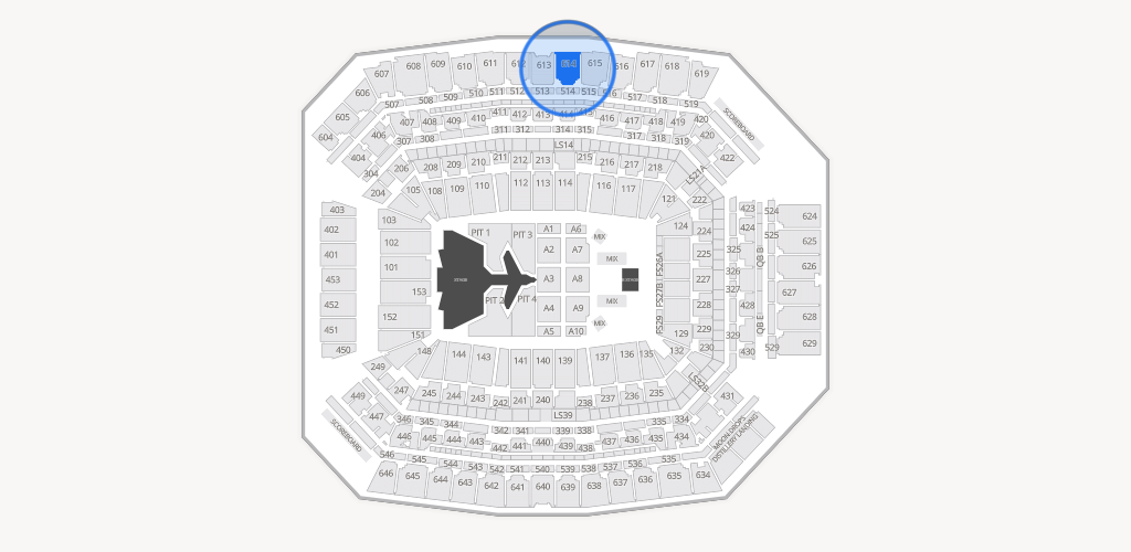Lucas Oil Stadium Seating Chart
