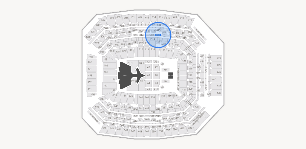 Lucas Oil Stadium Seating Chart