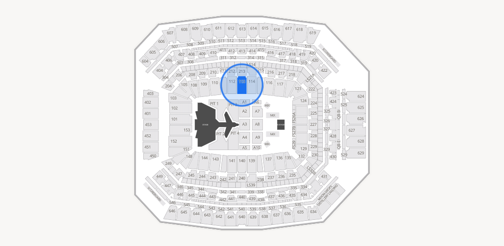 Lucas Oil Stadium Seating Chart