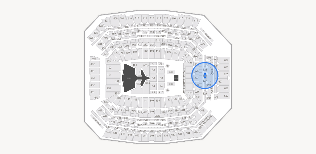 Lucas Oil Stadium Seating Chart