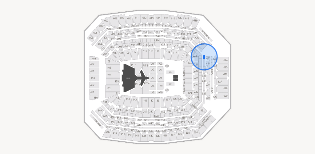 Lucas Oil Stadium Seating Chart
