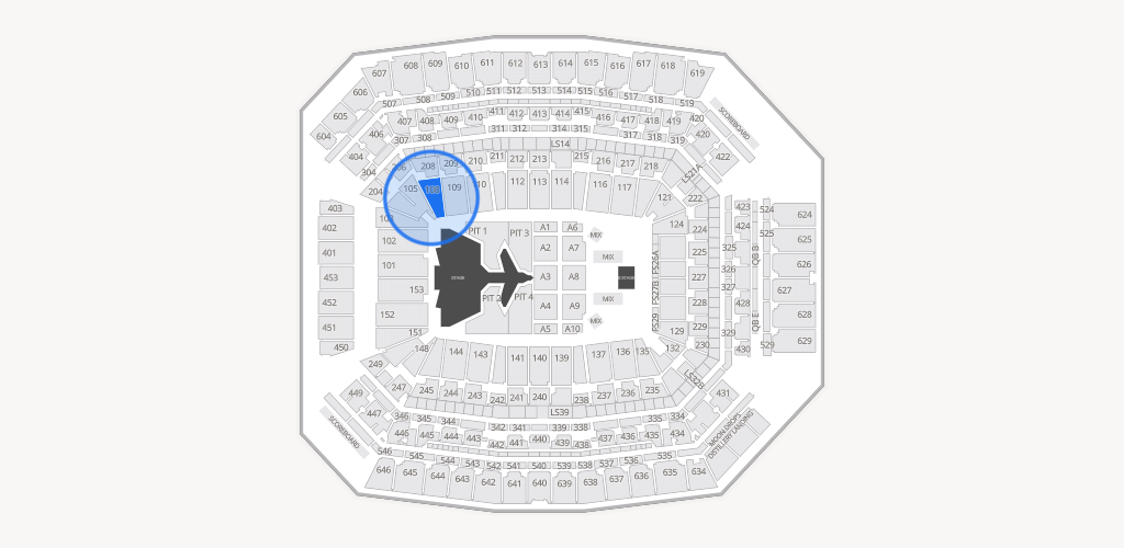 Lucas Oil Stadium Seating Chart