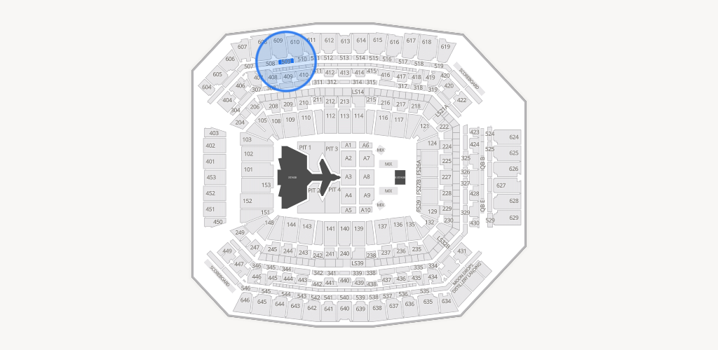 Lucas Oil Stadium Seating Chart