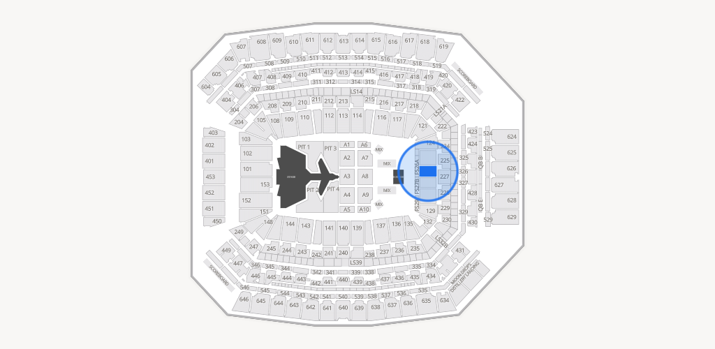 Lucas Oil Stadium Seating Chart