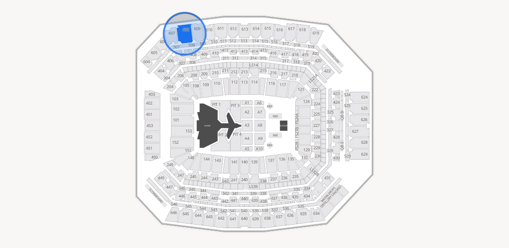 Lucas Oil Stadium Seating Chart