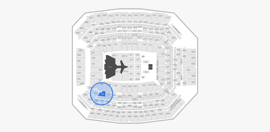 Lucas Oil Stadium Seating Chart