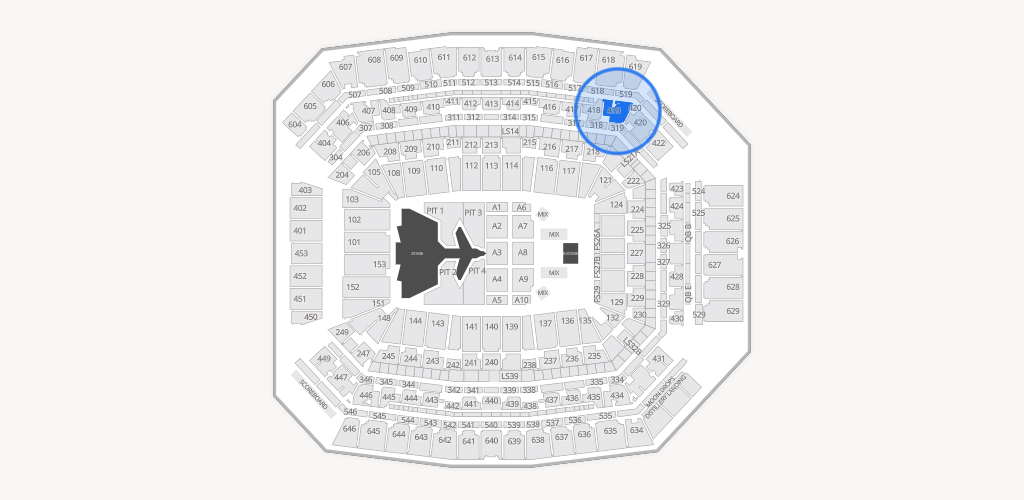 Lucas Oil Stadium Seating Chart