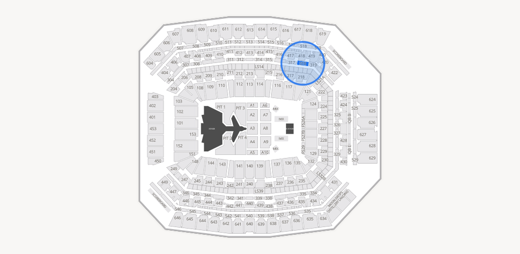 Lucas Oil Stadium Seating Chart
