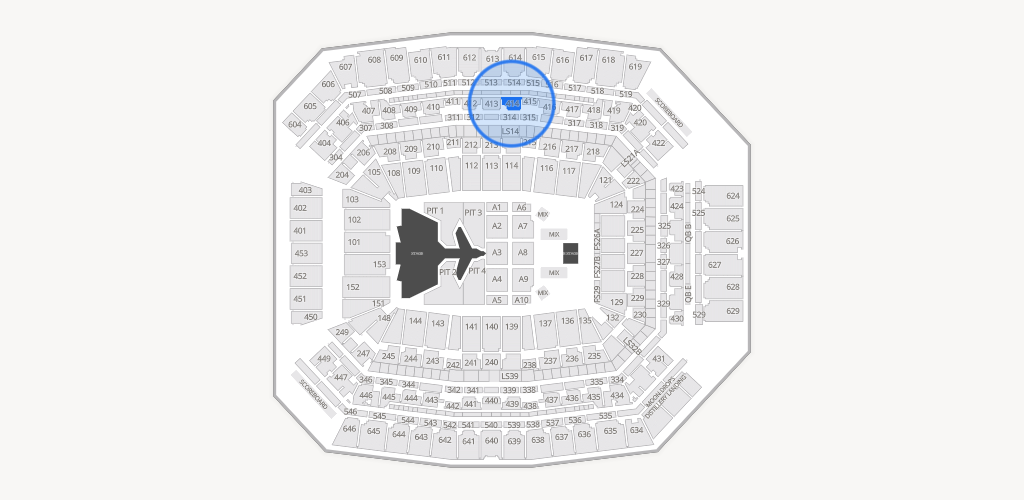 Lucas Oil Stadium Seating Chart