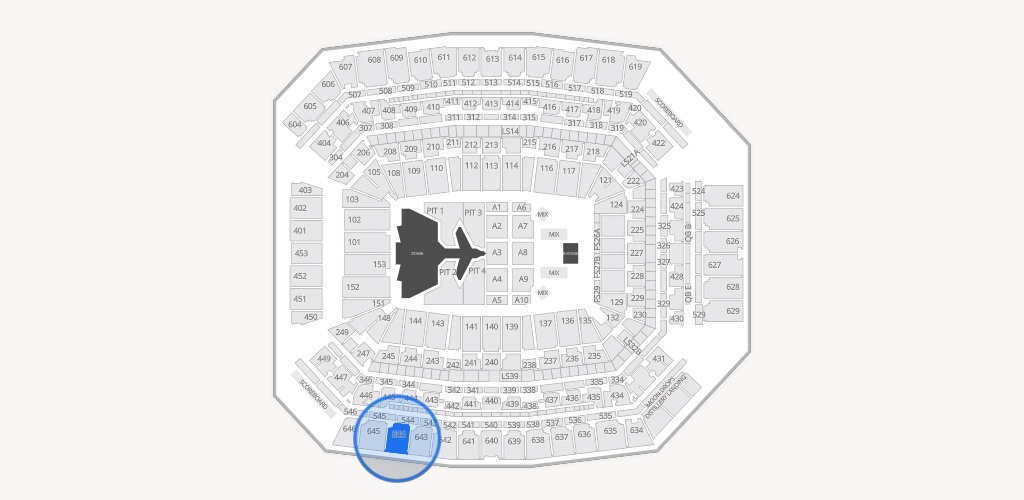 Lucas Oil Stadium Seating Chart