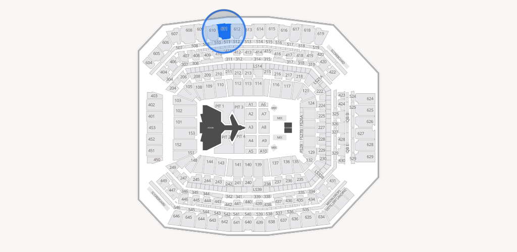 Lucas Oil Stadium Seating Chart