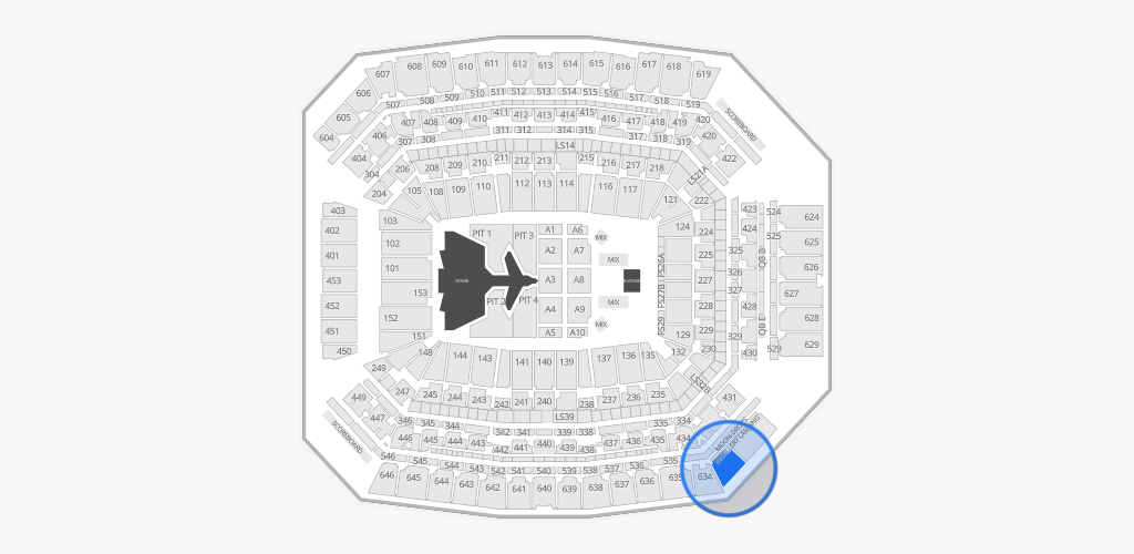 Lucas Oil Stadium Seating Chart