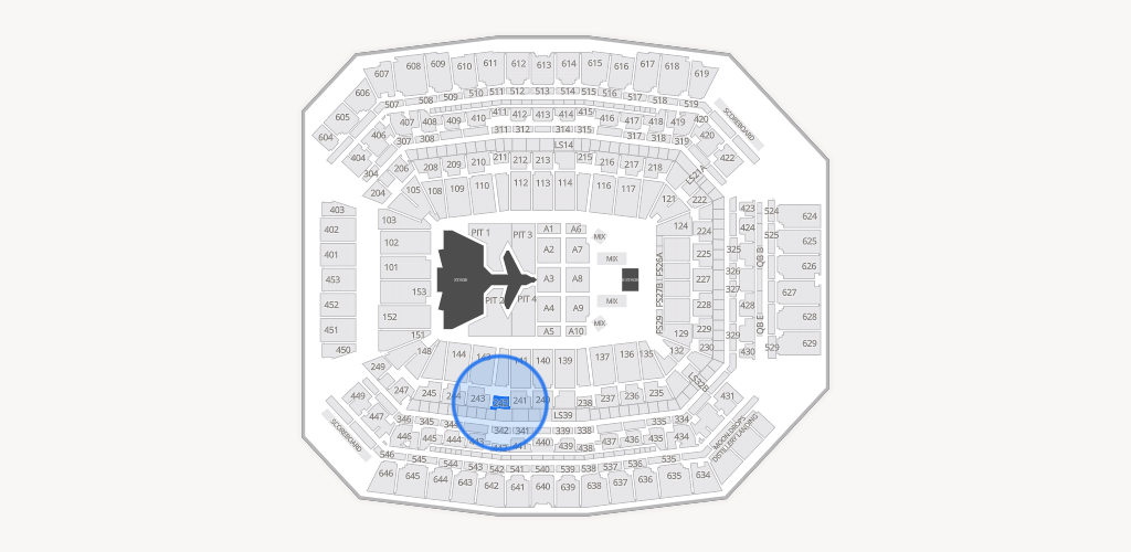 Lucas Oil Stadium Seating Chart
