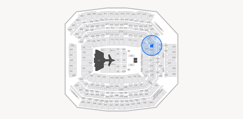 Lucas Oil Stadium Seating Chart