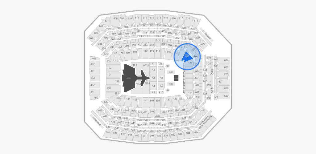 Lucas Oil Stadium Seating Chart