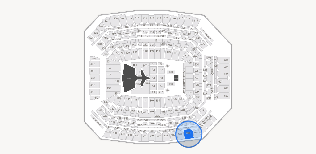 Lucas Oil Stadium Seating Chart
