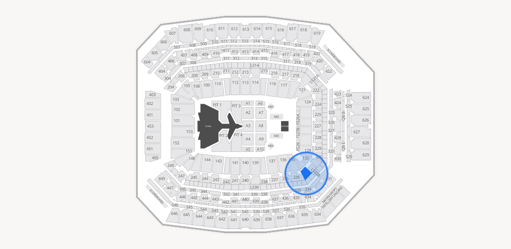 Lucas Oil Stadium Seating Chart