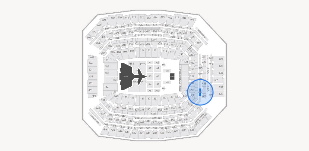 Lucas Oil Stadium Seating Chart