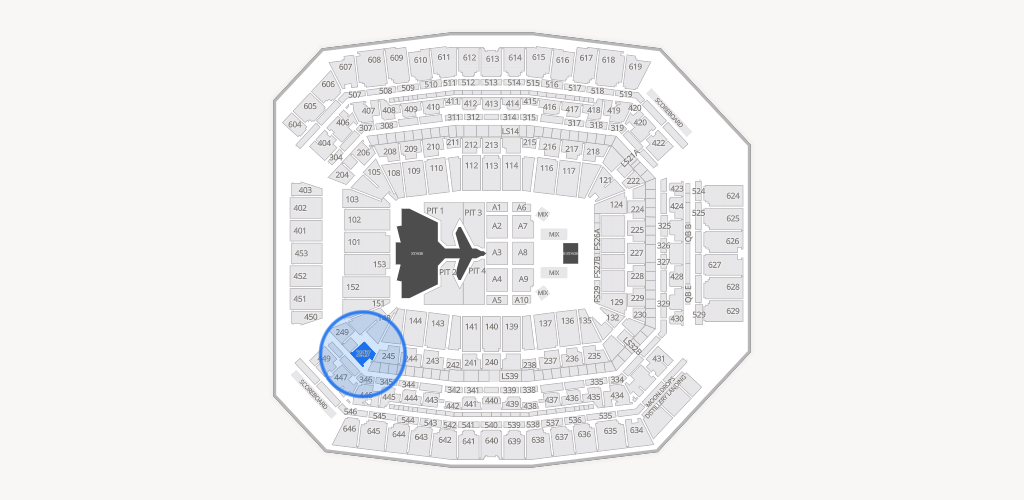 Lucas Oil Stadium Seating Chart