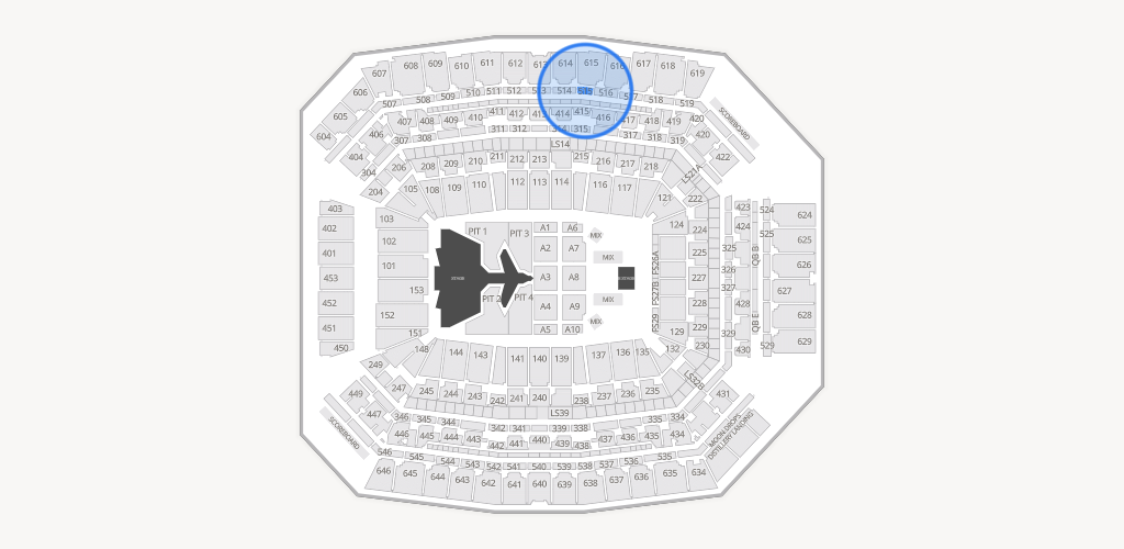 Lucas Oil Stadium Seating Chart