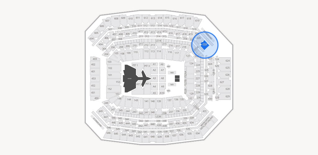 Lucas Oil Stadium Seating Chart