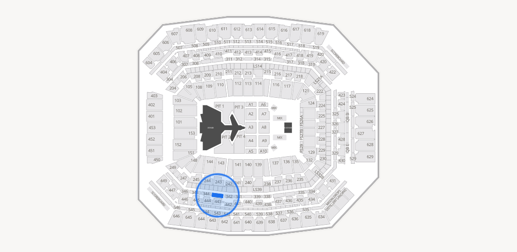 Lucas Oil Stadium Seating Chart