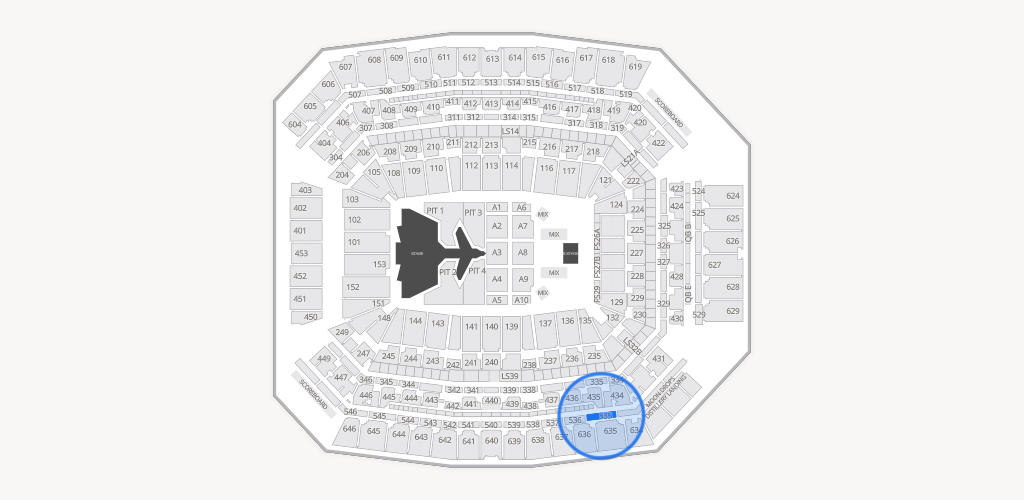 Lucas Oil Stadium Seating Chart