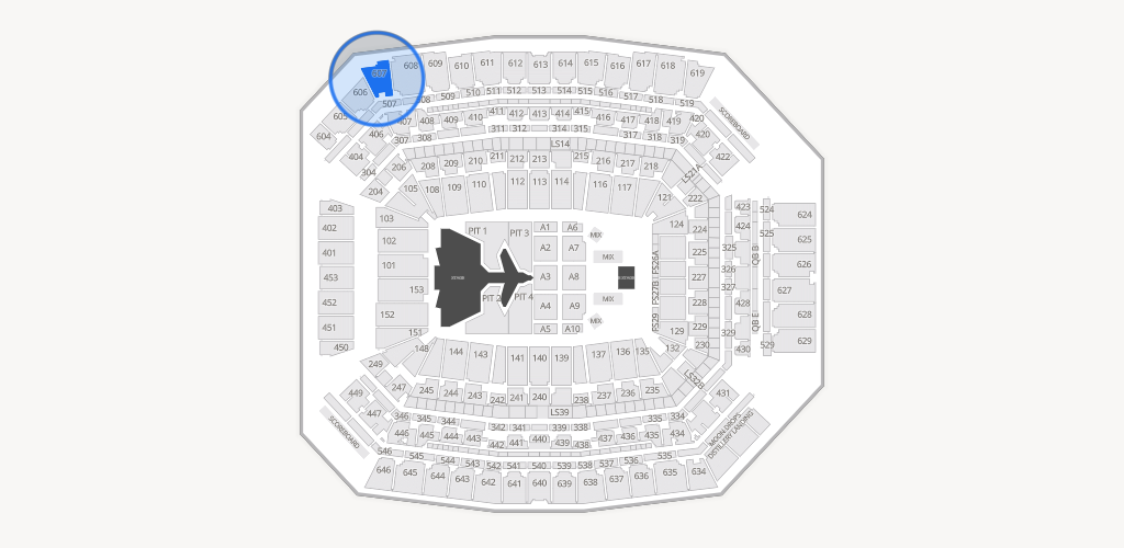Lucas Oil Stadium Seating Chart