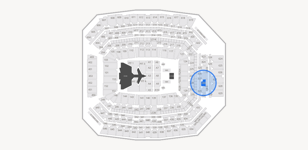 Lucas Oil Stadium Seating Chart