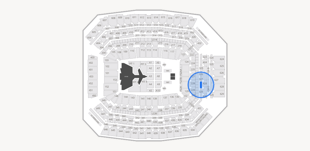 Lucas Oil Stadium Seating Chart