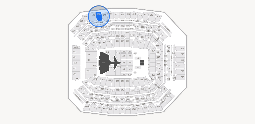 Lucas Oil Stadium Seating Chart