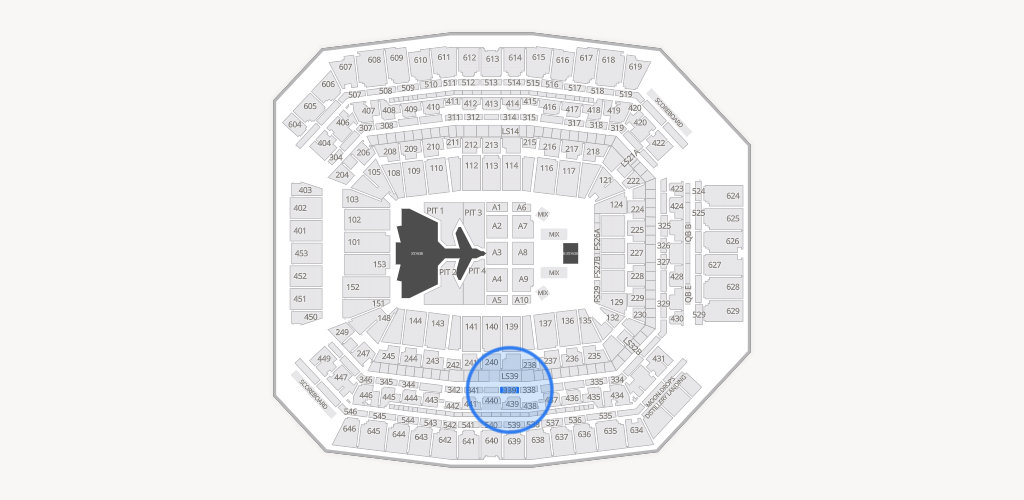 Lucas Oil Stadium Seating Chart