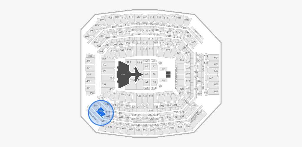 Lucas Oil Stadium Seating Chart