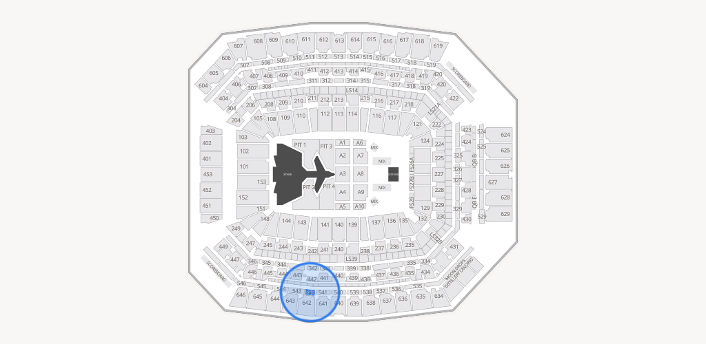 Lucas Oil Stadium Seating Chart