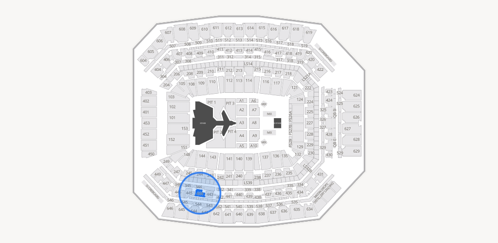 Lucas Oil Stadium Seating Chart