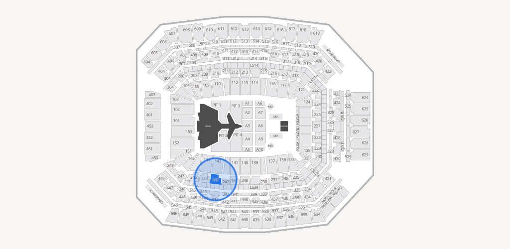 Lucas Oil Stadium Seating Chart