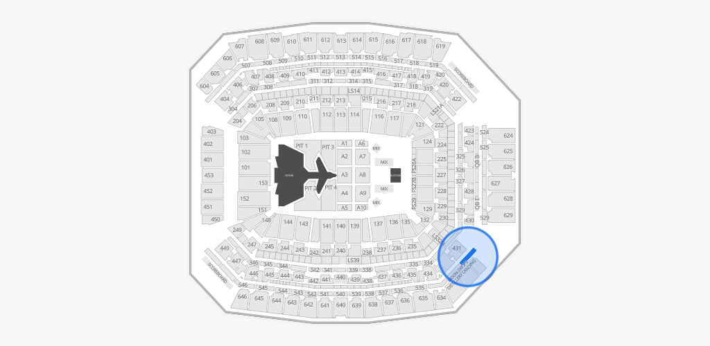 Lucas Oil Stadium Seating Chart