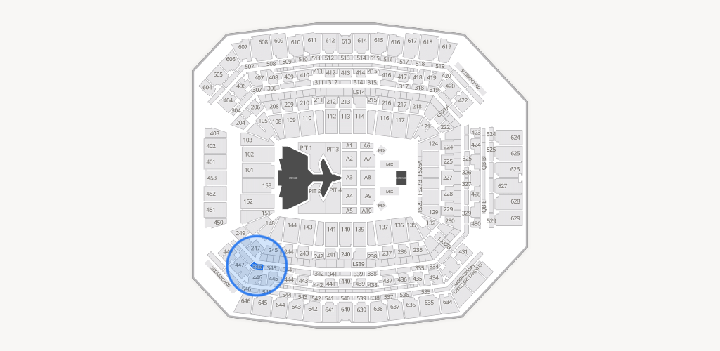 Lucas Oil Stadium Seating Chart