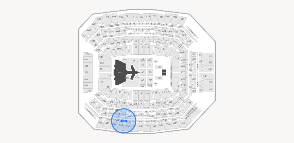 Lucas Oil Stadium Seating Chart