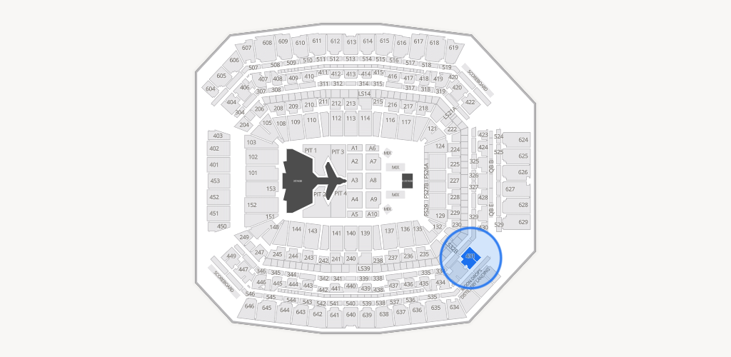 Lucas Oil Stadium Seating Chart