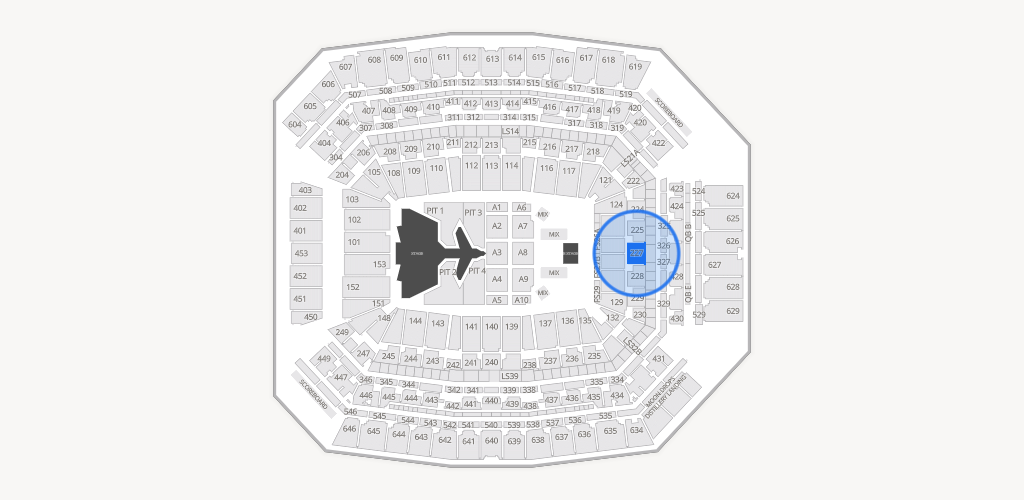 Lucas Oil Stadium Seating Chart