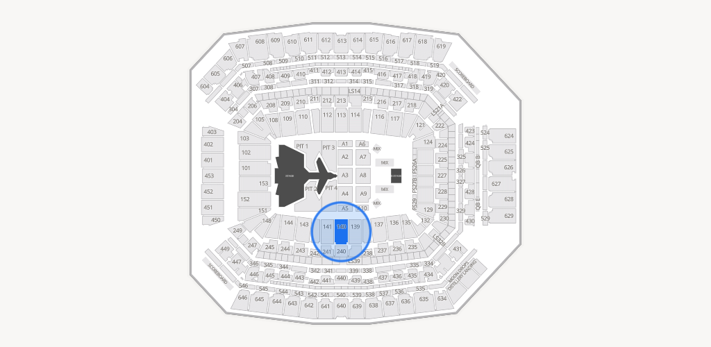 Lucas Oil Stadium Seating Chart