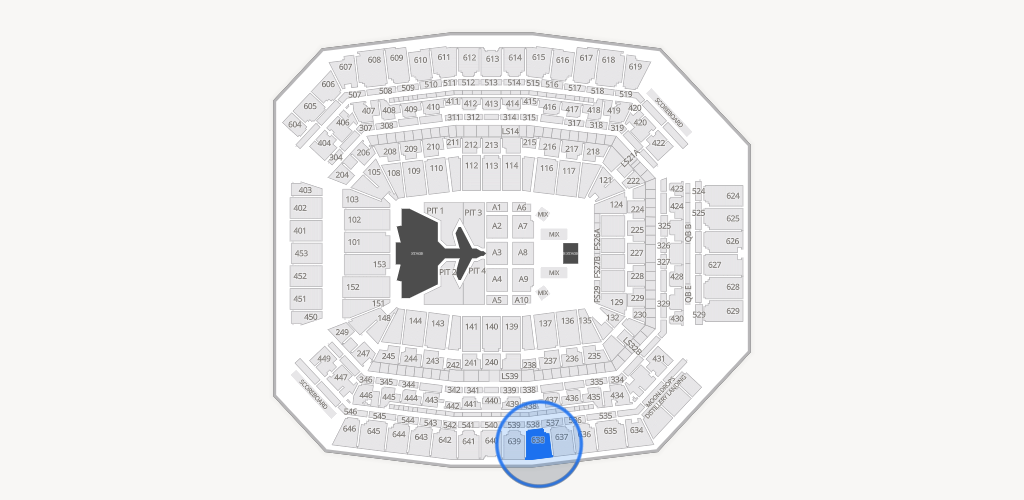 Lucas Oil Stadium Seating Chart