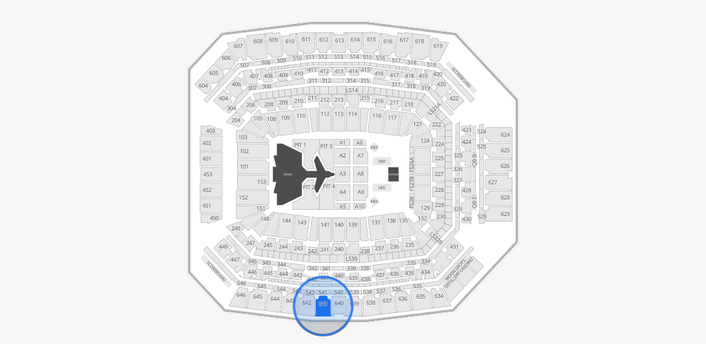 Lucas Oil Stadium Seating Chart