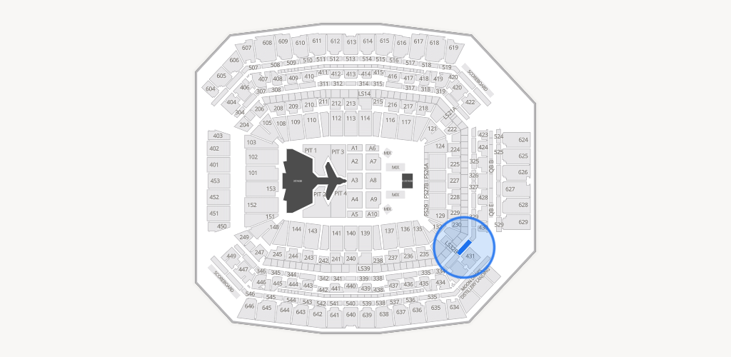 Lucas Oil Stadium Seating Chart